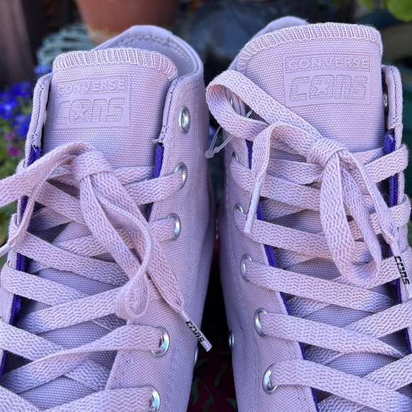 New Converse Pink & Purple CTAS Pro Hi Top Sneakers - Picture 8 of 17